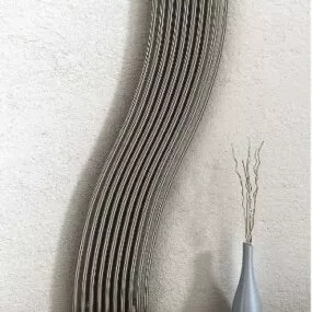 Electric Curved Warm Radiator 3d model