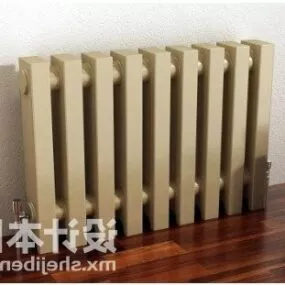 Electric Wooden Painted Warm Radiator 3d model