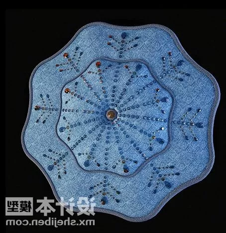 Flower Shaped Cushion 3d model Flower Shaped Cushion 3d model