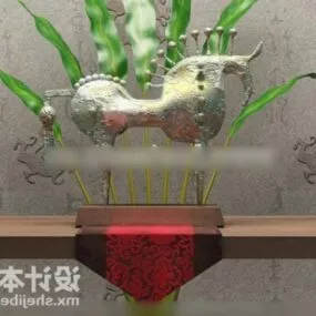 Art Horse Decoration 3d model