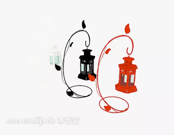 Color Lamp Decoration 3d model Color Lamp Decoration 3d model