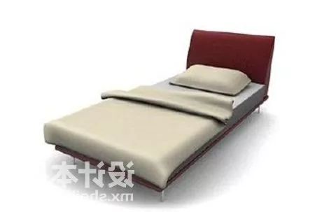 Double Bed Letti 3d model