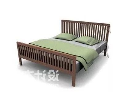 Bunkbed Kid Room 3d model