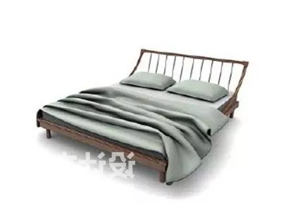 Simple Platform Flat Bed 3d model