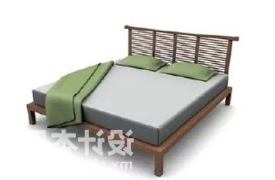 Bedclothes Floral Pattern Blanket 3d model