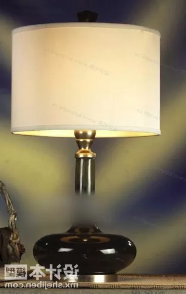 Hotel Round Table Lamp 3d model Hotel Round Table Lamp 3d model