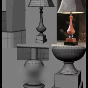 High Detailed Classic Lamp 3d model