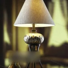 Antique Table Lamp 3d model