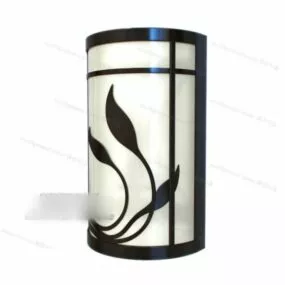 Pattern Cylinder Ceiling Lamp 3d model