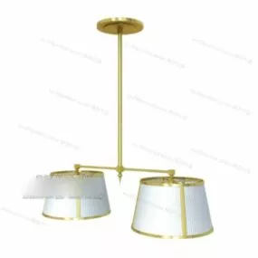 Kitchen Brass Ceiling Lamp 3d model