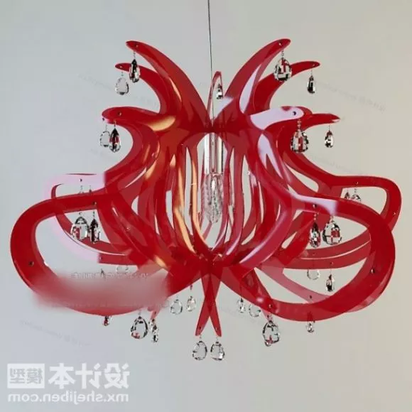 Victorian Ceiling Chandelier 3d model
