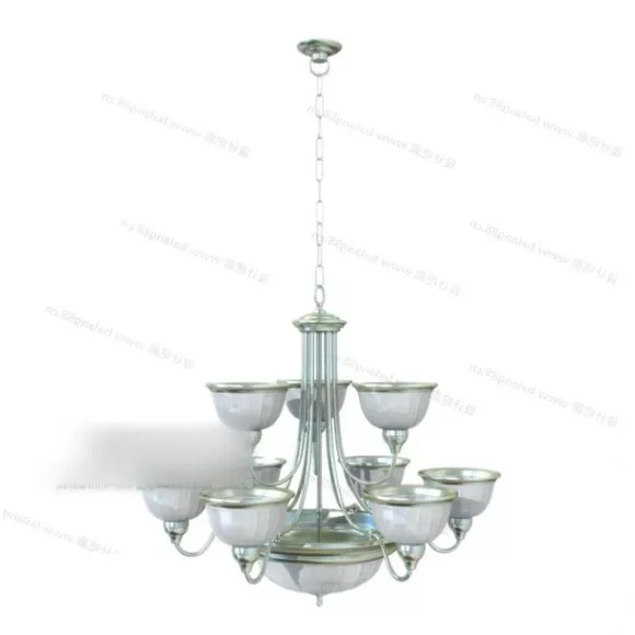 Basket Chandelier 3d model