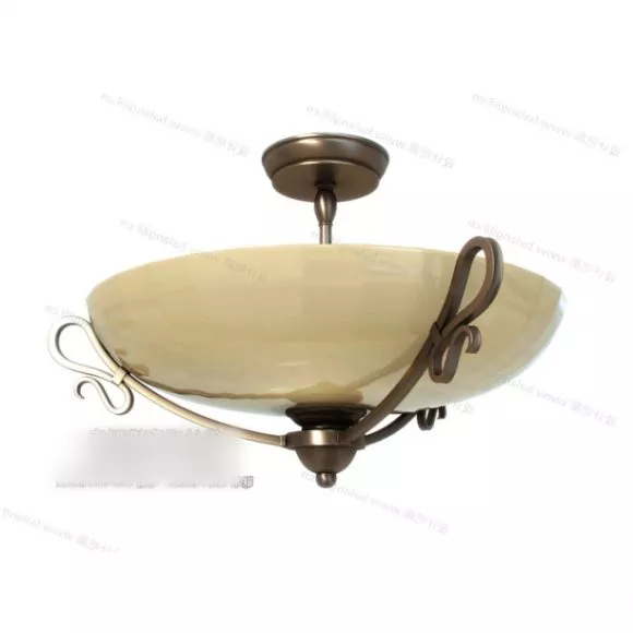 Ceramic Bowl Pendant Lamp 3d model Ceramic Bowl Pendant Lamp 3d model