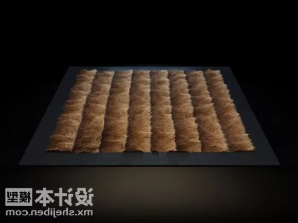 Fur Carpet V1 3d model Fur Carpet V1 3d model