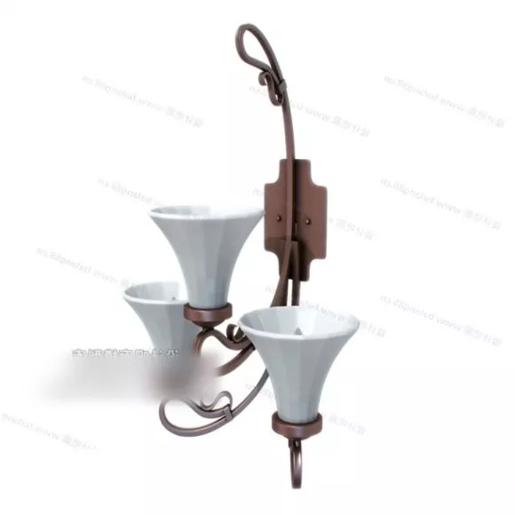 Ceiling Lamp For European Home 3d model Ceiling Lamp For European Home 3d model