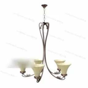 American Ceiling Lamp 3d model