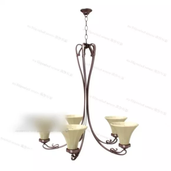 American Ceiling Lamp 3d model American Ceiling Lamp 3d model