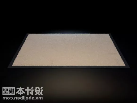 Beige Carpet 3d model Beige Carpet 3d model