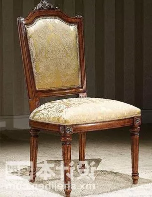 Classic Wooden Chair 3d model Classic Wooden Chair 3d model