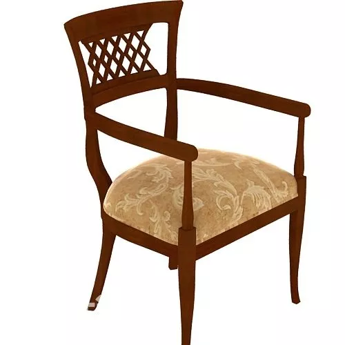 Vintage 1950s Chair 3d model Vintage 1950s Chair 3d model