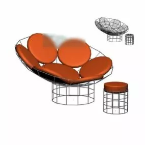 Garden Egg Chair 3d model