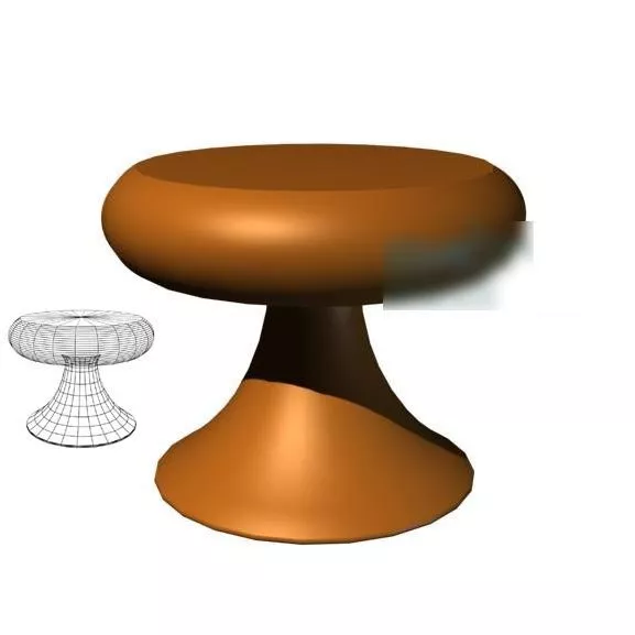 Round Coffee Table V3 3d model Round Coffee Table V3 3d model