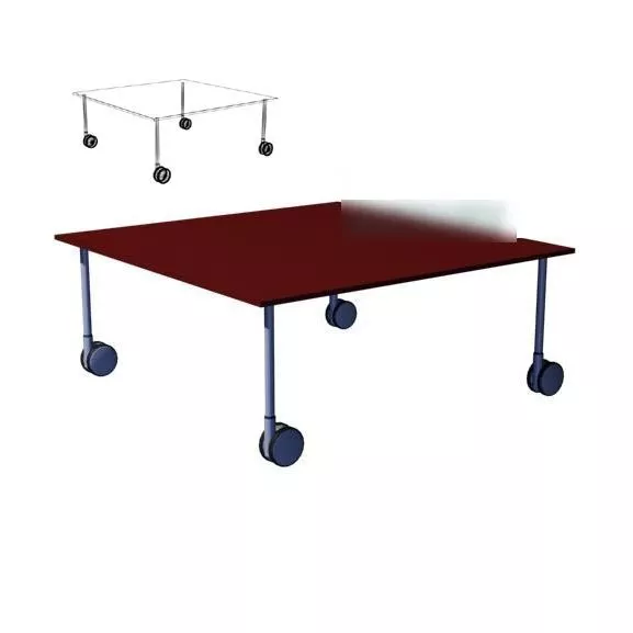 Wheels Coffee Table 3d model Wheels Coffee Table 3d model