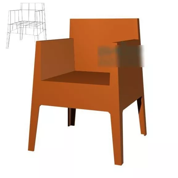Poly Chair 3d model Poly Chair 3d model