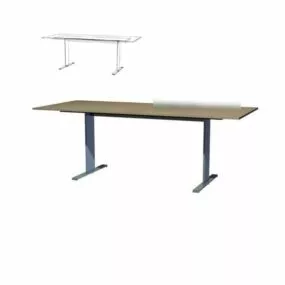 Rectangular Bench Stool 3d model
