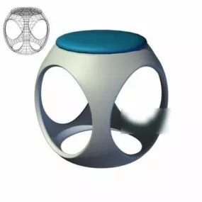 Modernism Stool 3d model