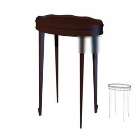 Black Showcase Desk 3d model