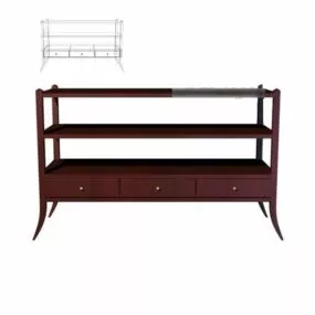 Showcase Shelves 3d model