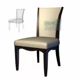 Upholstery Restaurant Chair 3d model