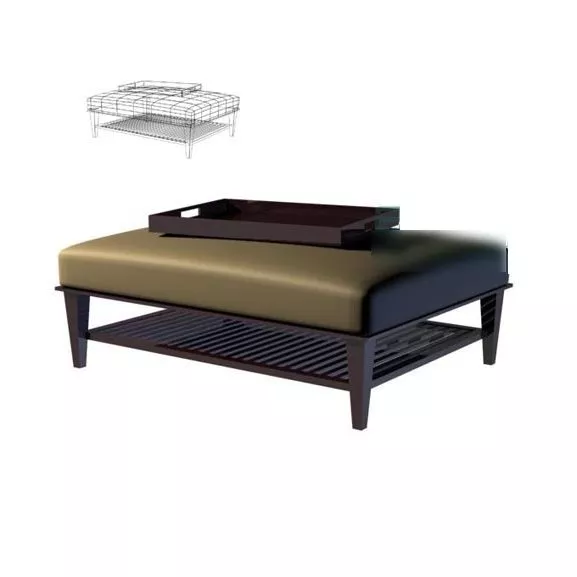Upholstery Coffee Table 3d model Upholstery Coffee Table 3d model