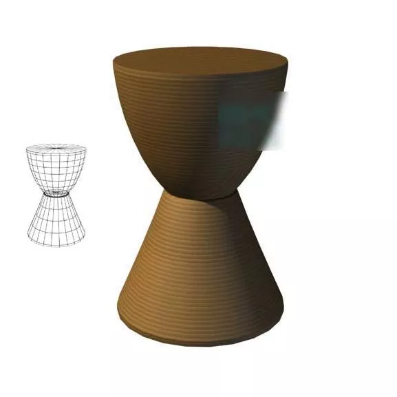 Modern Solid Coffee Table 3d model Modern Solid Coffee Table 3d model