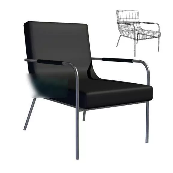 Single Chair Office Furniture 3d model Single Chair Office Furniture 3d model