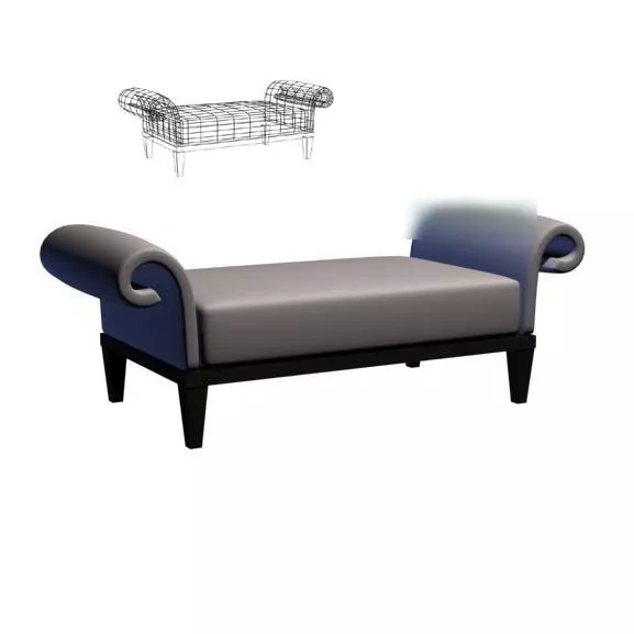 High Stool Rack 3d model