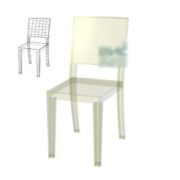 Transparent Chair 3d model Transparent Chair 3d model