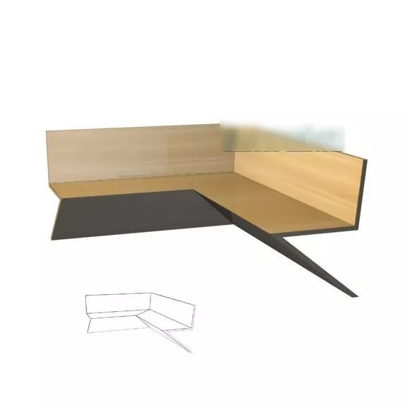 Minimalist Corner Sofa Chair 3d model Minimalist Corner Sofa Chair 3d model