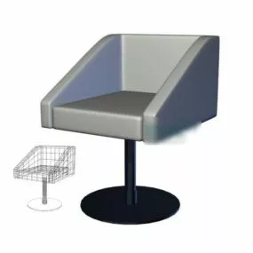 Salon Armchair Triangle Shaped 3d model