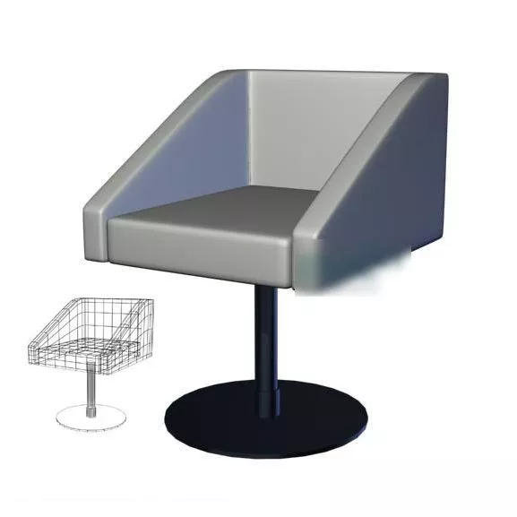 Armchair Tall Wingback 3d model