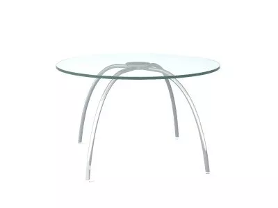 Glass Coffee Table Round Shaped V1 3d model Glass Coffee Table Round Shaped V1 3d model