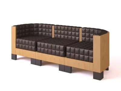 Chesterfield Sofa Stylized Furniture 3d model Chesterfield Sofa Stylized Furniture 3d model