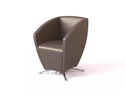 Armchair Ferdinand Lines Pattern 3d model