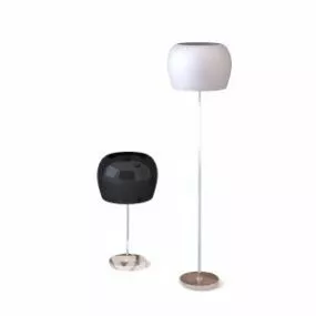 Smooth Shade Floor Lamp 3d model