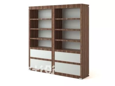 Wooden Office Files Cabinet 3d model Wooden Office Files Cabinet 3d model