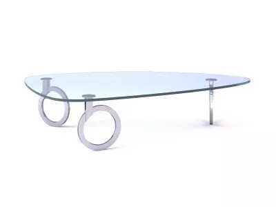 Triangle Glass Coffee Table Furniture 3d model Triangle Glass Coffee Table Furniture 3d model