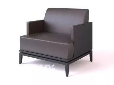 Modernism Coffee Chair Ripple 3d model