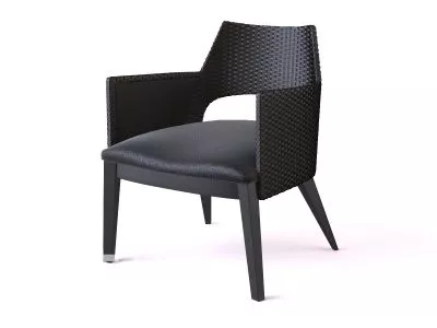 Black Coffee Armchair 3d model Black Coffee Armchair 3d model