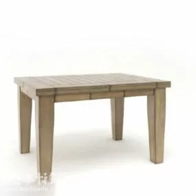 Wooden Pallet Coffee Table 3d model